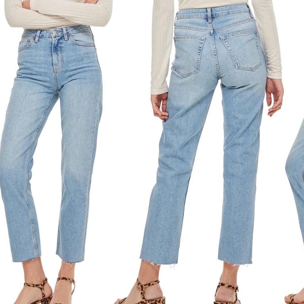 Size 26 Top Shop Cropped Denim Jeans